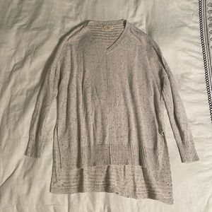 Oversized tunic sweater